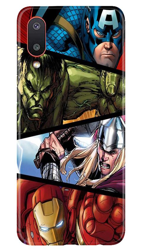 Avengers Superhero Case for Samsung M02  (Design - 124)