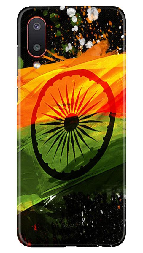 Indian Flag Case for Samsung M02  (Design - 137)