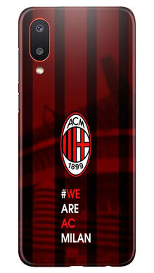 AC Milan Mobile Back Case for Samsung Galaxy M02  (Design - 155)