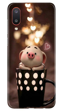 Cute Bunny Mobile Back Case for Samsung Galaxy M02 (Design - 213)