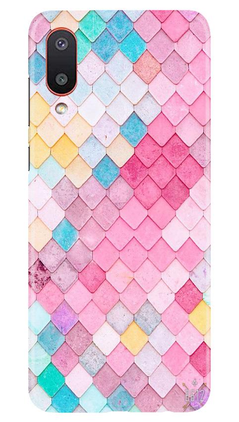 Pink Pattern Case for Samsung Galaxy M02 (Design No. 215)