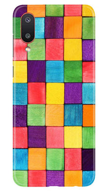 Colorful Square Mobile Back Case for Samsung Galaxy M02 (Design - 218)