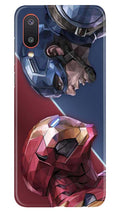 Ironman Captain America Case for Samsung M02 (Design No. 245)