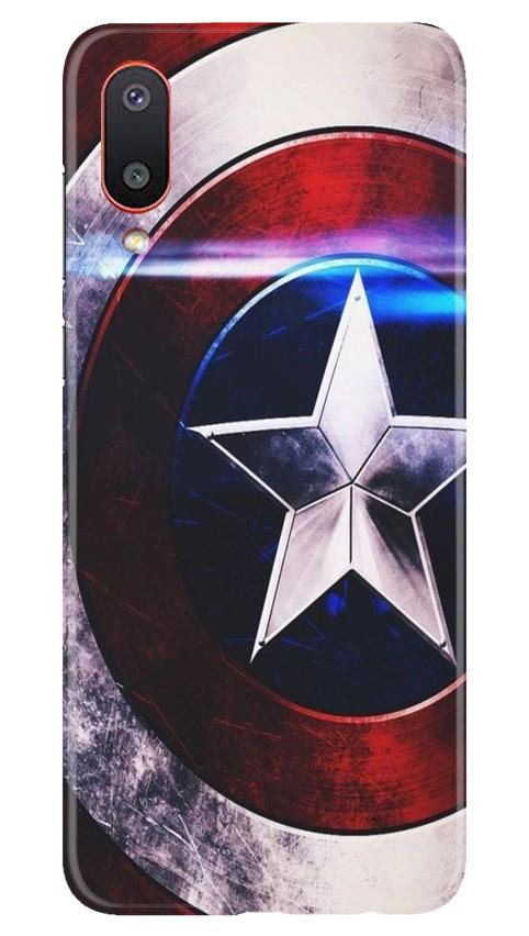 Captain America Shield Case for Samsung Galaxy M02 (Design No. 250)
