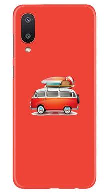 Travel Bus Mobile Back Case for Samsung Galaxy M02 (Design - 258)