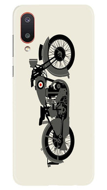 MotorCycle Mobile Back Case for Samsung Galaxy M02 (Design - 259)
