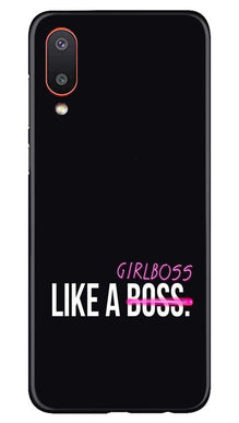 Like a Girl Boss Mobile Back Case for Samsung Galaxy M02 (Design - 265)