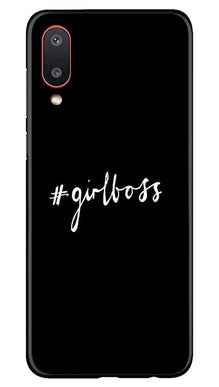 #GirlBoss Mobile Back Case for Samsung Galaxy M02 (Design - 266)
