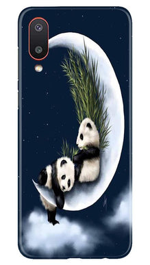 Panda Moon Mobile Back Case for Samsung Galaxy M02 (Design - 318)