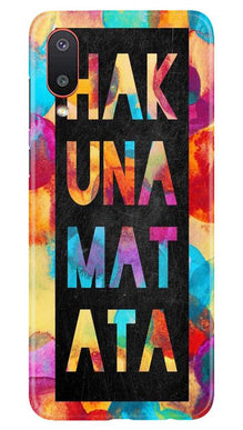 Hakuna Matata Mobile Back Case for Samsung Galaxy M02 (Design - 323)