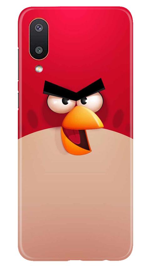 Angry Bird Red Mobile Back Case for Samsung Galaxy M02 (Design - 325)