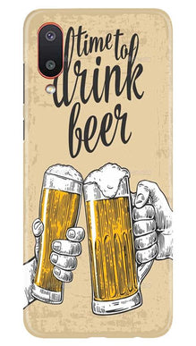 Drink Beer Mobile Back Case for Samsung Galaxy M02 (Design - 328)