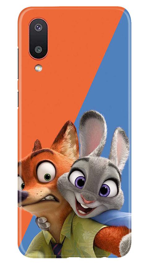 Cartoon Mobile Back Case for Samsung Galaxy M02 (Design - 346)