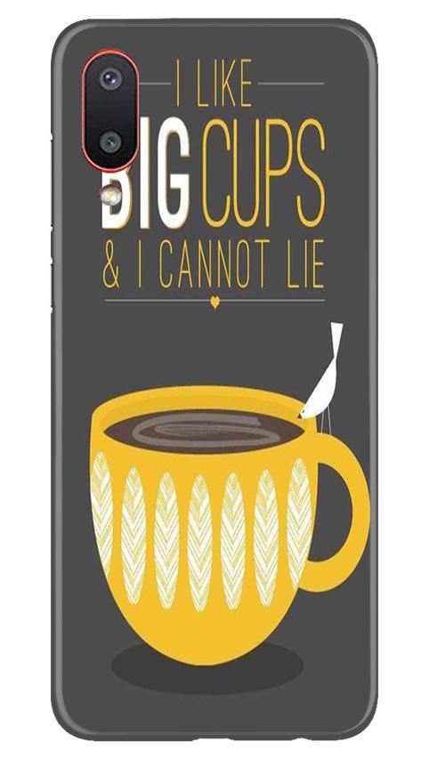 Big Cups Coffee Mobile Back Case for Samsung Galaxy M02 (Design - 352)