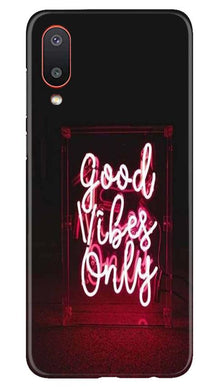 Good Vibes Only Mobile Back Case for Samsung Galaxy M02 (Design - 354)