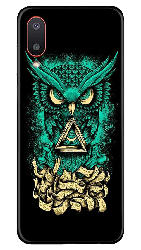 Owl Mobile Back Case for Samsung Galaxy M02 (Design - 358)