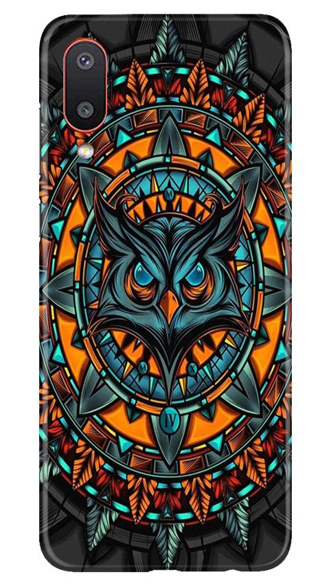 Owl Mobile Back Case for Samsung Galaxy M02 (Design - 360)