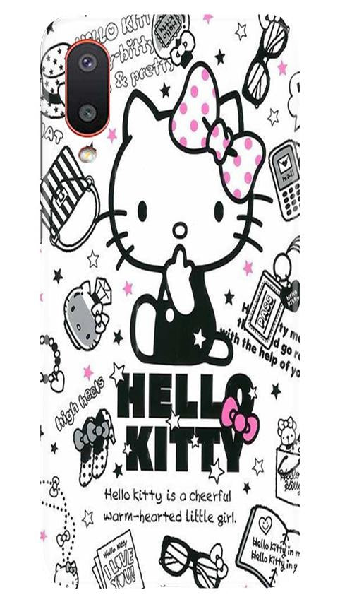 Hello Kitty Mobile Back Case for Samsung Galaxy M02 (Design - 361)