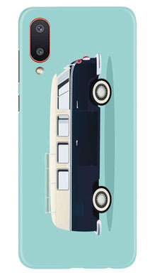 Travel Bus Mobile Back Case for Samsung Galaxy M02 (Design - 379)