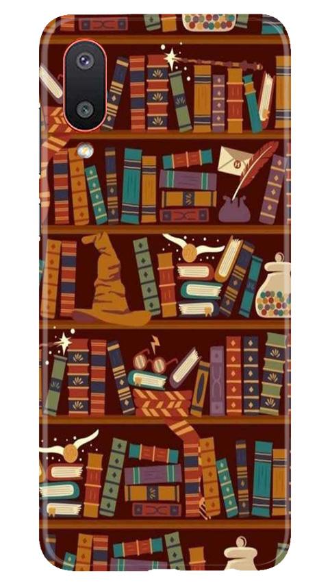 Book Shelf Mobile Back Case for Samsung Galaxy M02 (Design - 390)