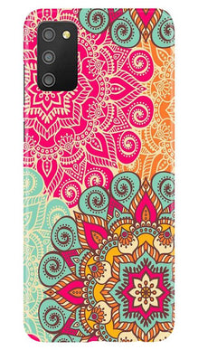 Rangoli art Mobile Back Case for Samsung Galaxy M02s (Design - 6)