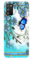Blue Butterfly Case for Samsung Galaxy F02s