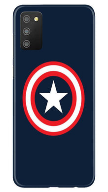 Captain America Mobile Back Case for Samsung Galaxy M02s (Design - 42)