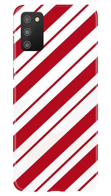 Red White Mobile Back Case for Samsung Galaxy F02s (Design - 44)