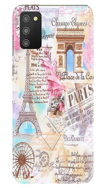 Paris Eiftel Tower Mobile Back Case for Samsung Galaxy M02s (Design - 54)