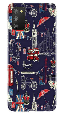 Love London Mobile Back Case for Samsung Galaxy M02s (Design - 75)
