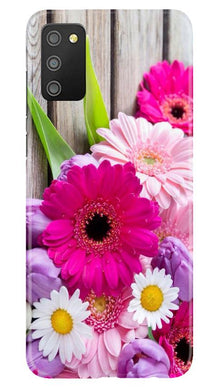 Coloful Daisy2 Mobile Back Case for Samsung Galaxy M02s (Design - 76)