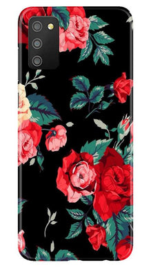 Red Rose2 Mobile Back Case for Samsung Galaxy M02s (Design - 81)