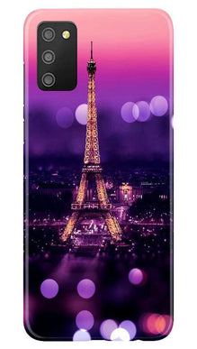 Eiffel Tower Mobile Back Case for Samsung Galaxy M02s (Design - 86)