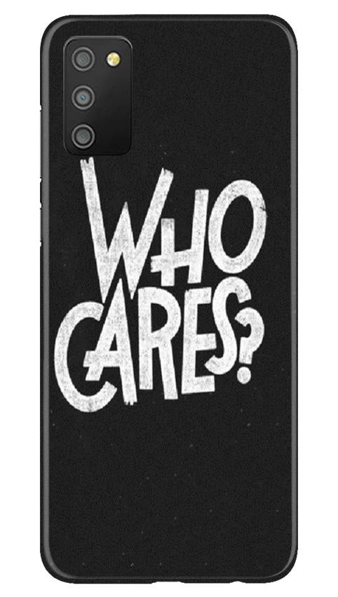 Who Cares Case for Samsung Galaxy M02s