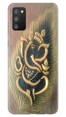 Lord Ganesha Mobile Back Case for Samsung Galaxy F02s (Design - 100)