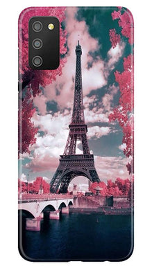 Eiffel Tower Mobile Back Case for Samsung Galaxy M02s  (Design - 101)