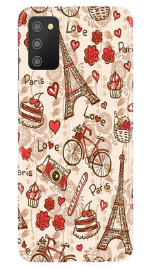 Love Paris Mobile Back Case for Samsung Galaxy M02s  (Design - 103)