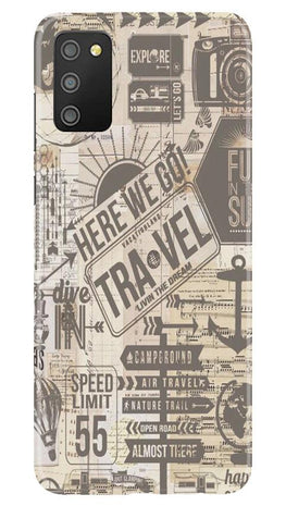 Travel Case for Samsung Galaxy M02s(Design - 104)