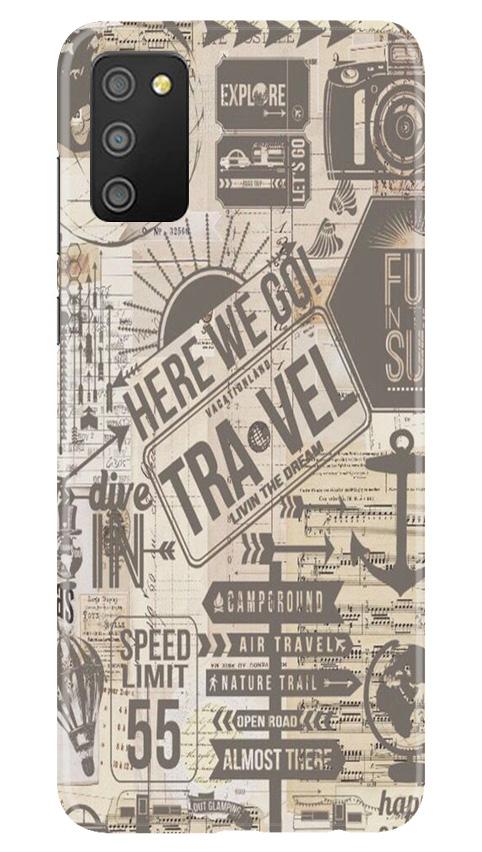 Travel Case for Samsung Galaxy M02s  (Design - 104)
