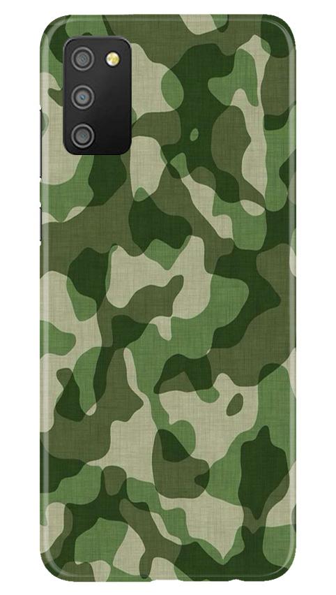 Army Camouflage Case for Samsung Galaxy M02s(Design - 106)