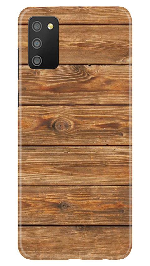 Wooden Look Case for Samsung Galaxy F02s(Design - 113)