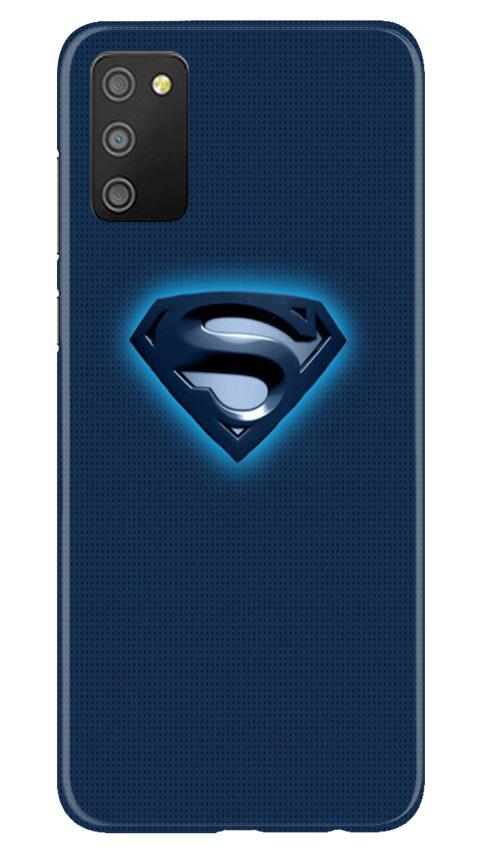 Superman Superhero Case for Samsung Galaxy M02s(Design - 117)