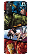 Avengers Superhero Case for Samsung Galaxy F02s  (Design - 124)