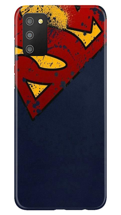 Superman Superhero Case for Samsung Galaxy M02s(Design - 125)