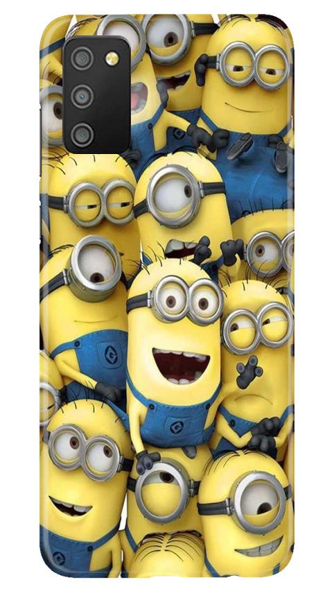 Minions Case for Samsung Galaxy F02s  (Design - 127)