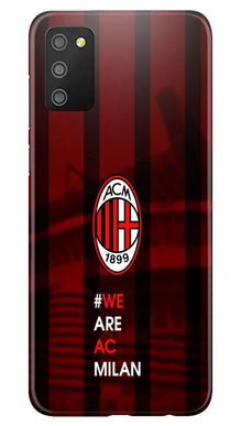 AC Milan Mobile Back Case for Samsung Galaxy M02s  (Design - 155)