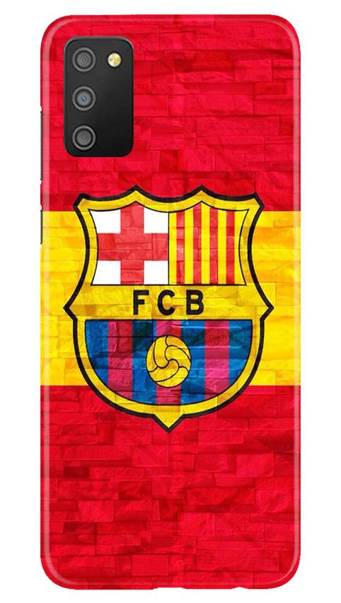 FCB Football Case for Samsung Galaxy F02s(Design - 174)