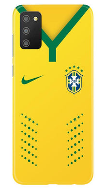 Brazil Mobile Back Case for Samsung Galaxy F02s  (Design - 176)