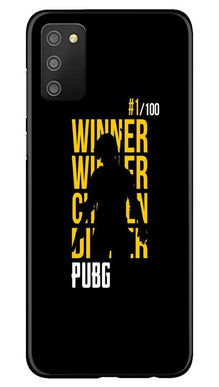 Pubg Winner Winner Mobile Back Case for Samsung Galaxy F02s  (Design - 177)