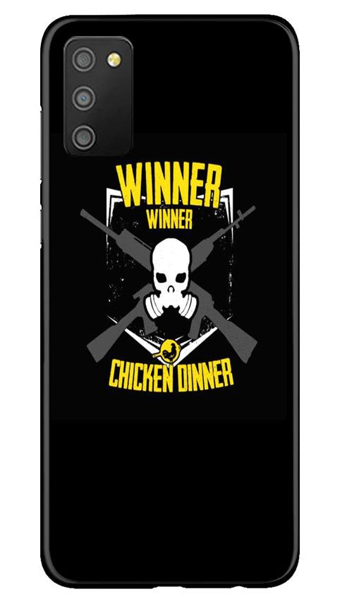 Winner Winner Chicken Dinner Case for Samsung Galaxy F02s(Design - 178)